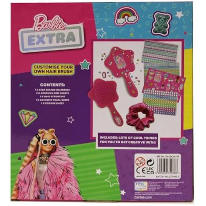 Barbie Extra Customise Your Own Hair Brush - Image 2